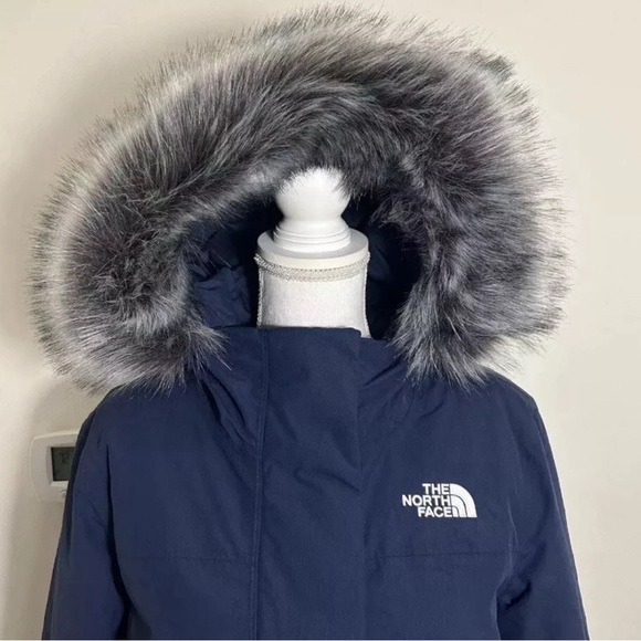 The North Face Women's Plus Arctic Parka Down Coat Summit Navy Size 3X New - Picture 4 of 8